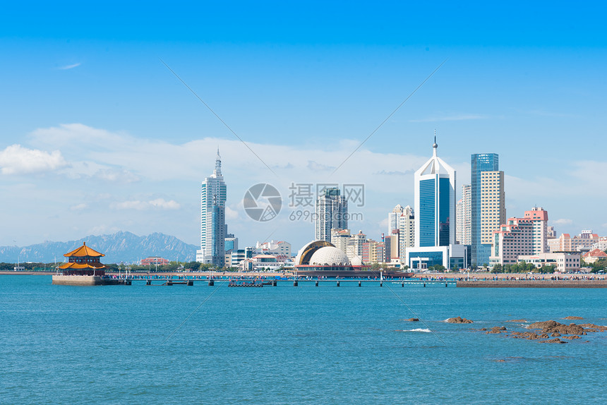 海滨城市风光图片