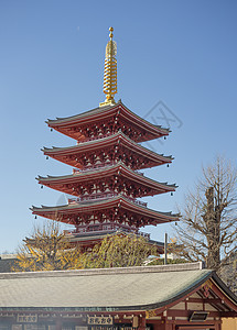 日本浅草寺背景图片