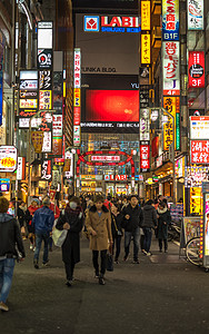 日本歌舞伎町背景图片