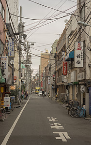 东京街道日本东京街景背景