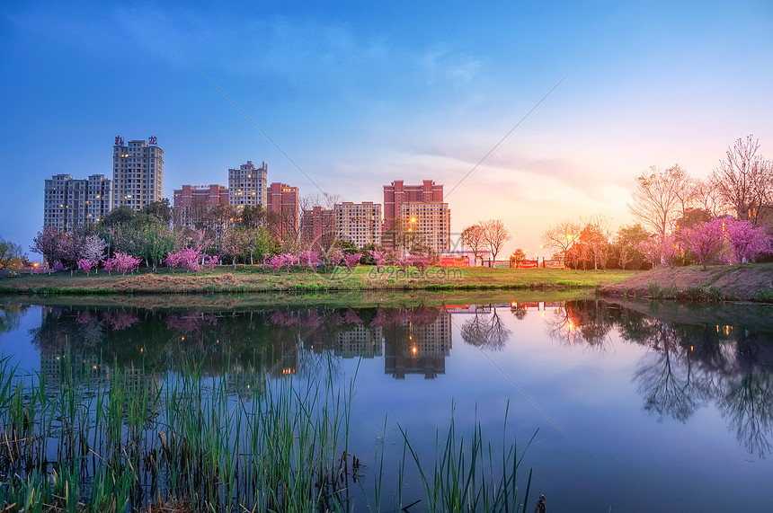 城市夜景图片