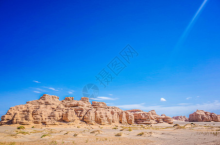 戈壁沙漠甘肃敦煌雅丹国家地质公园背景