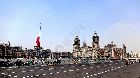墨西哥宪法广场背景图片