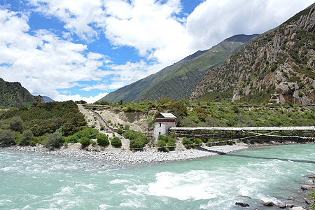 西藏茶马古道风光图片素材