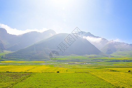 青藏公路沿途风光背景图片