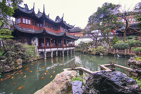 上海老街豫园高清图片