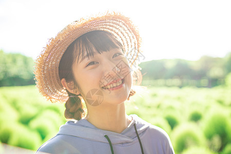 日系少女人像背景图片