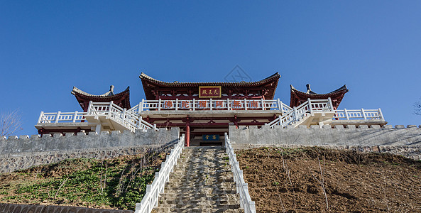 秦直道沿路风景图片