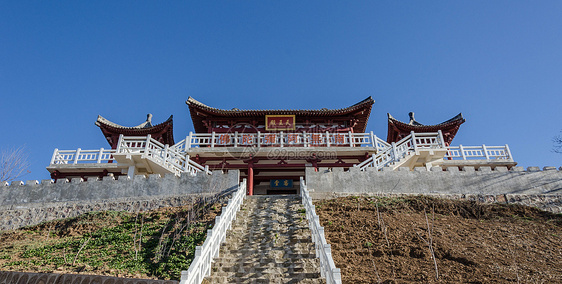 秦直道沿路风景图片