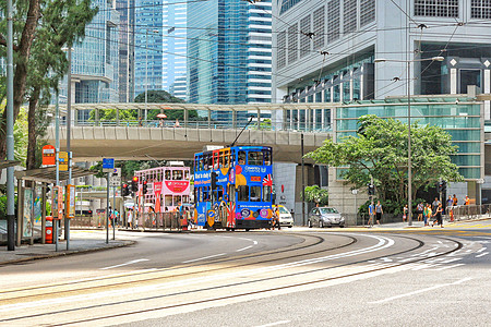 香港中环午后的城市风景图片