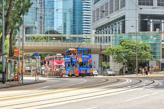 香港中环午后的城市风景图片