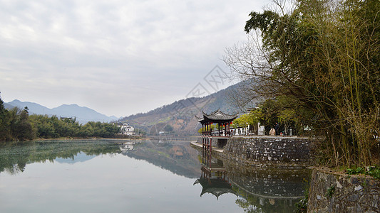 绩溪县徽派建筑徽派乡村高清图片