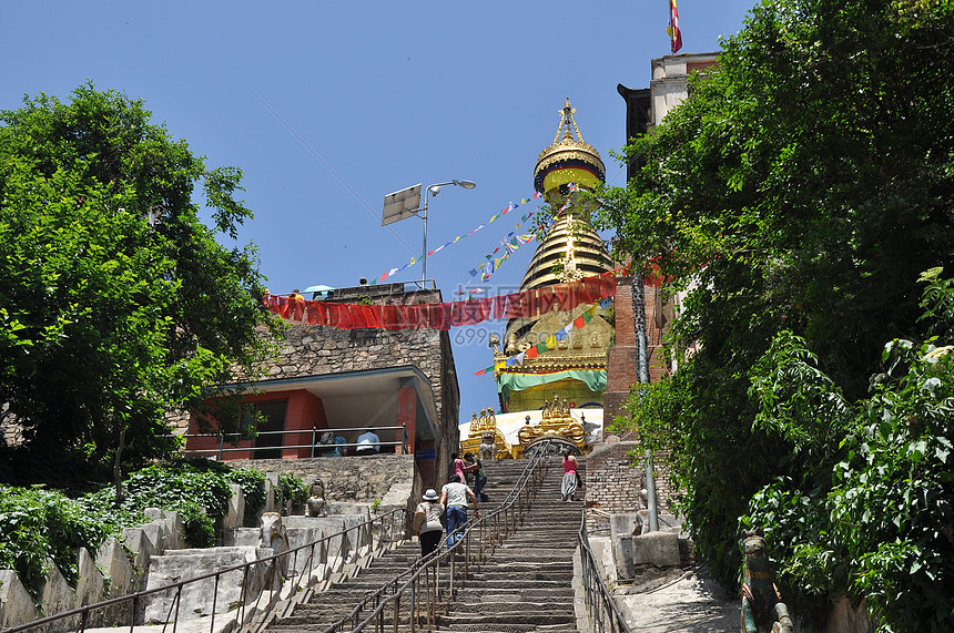 尼泊尔加德满都斯瓦扬布纳寺图片
