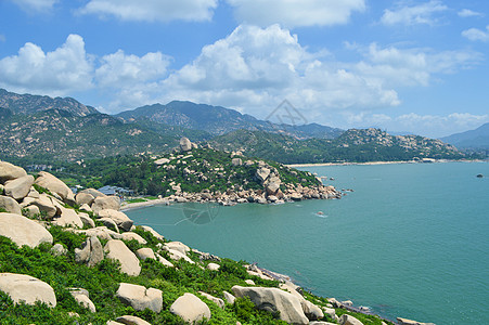 江门台山广东台山那琴半岛景区背景