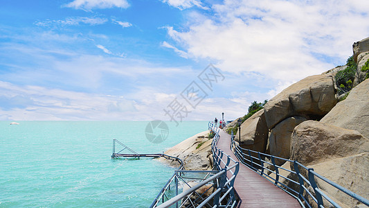 江门台山广东台山那琴半岛景区背景