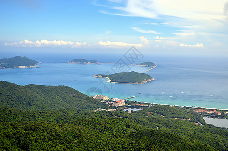 三亚鹿回头风景区三亚亚龙湾背景