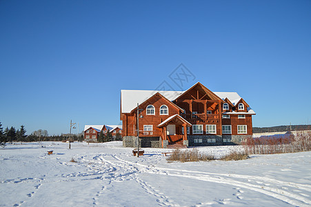 北极村俄式建筑图片