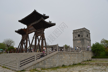 窑湾古镇风景区背景