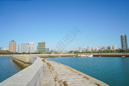 青岛黄岛海滨风光图片