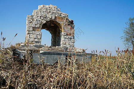 山东高密红高粱影视基地背景图片