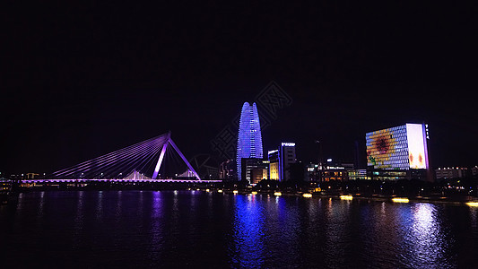 宁波市夜景城市夜景余姚高清图片