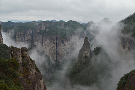 仙居县神仙居风景区背景