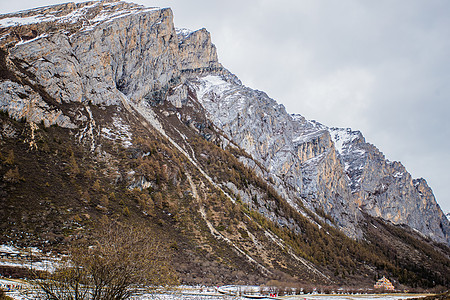 稻城亚丁石山背景图片