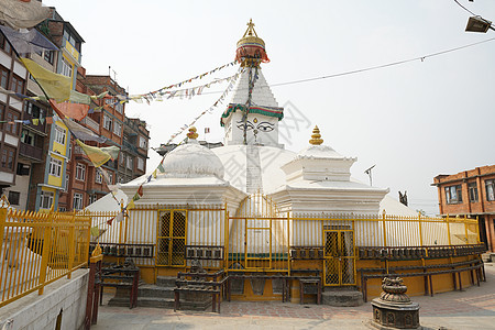尼泊尔宗教白塔高清图片