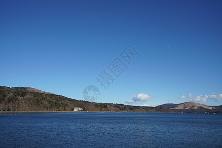 日本芦之湖风景区背景图片