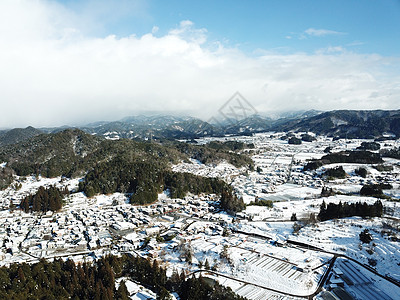 航拍日本高山风光图片