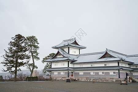 日本金泽城景区背景