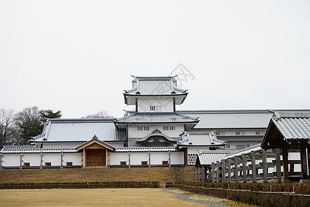 日本金泽城景区背景