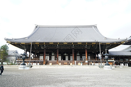 日本京都古建筑群图片