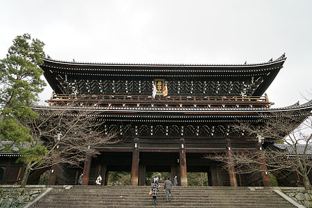 日本建筑日本京都古建筑群背景