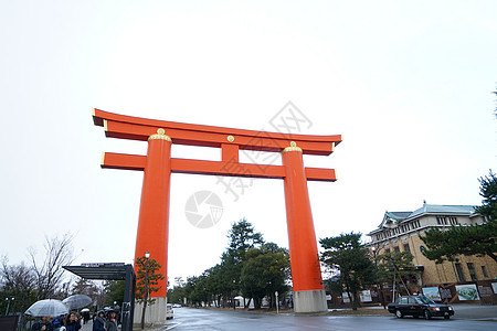 日本京都古建筑群图片