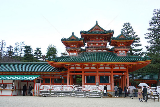 日本京都传统寺庙图片