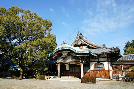 日本神社日本名古屋传统寺庙背景