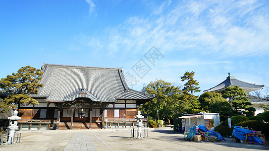 日本名古屋传统寺庙图片