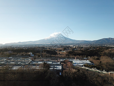 航拍日本富士山图片