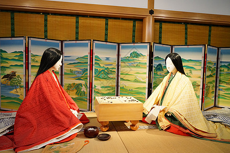 日本源氏物语博物馆背景图片