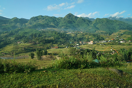 越南沙坝田园风光图片