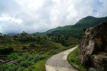 越南沙坝田园风光图片