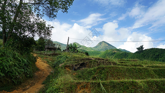 越南沙坝田园风光图片