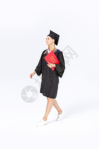 留学生拿毕业证书图片