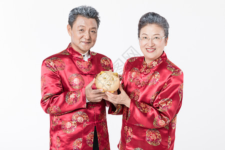 老年夫妻新年祝福图片