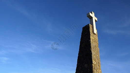 瞭望塔葡萄牙罗卡角Cabo da Roca背景