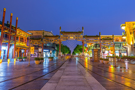 北京前门大栅栏背景图片