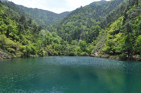 维多利亚瀑布桐庐大奇山国家森林公园背景