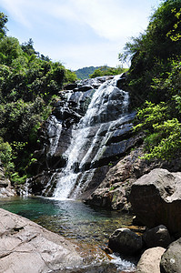 桐庐大奇山国家森林公园避暑高清图片素材