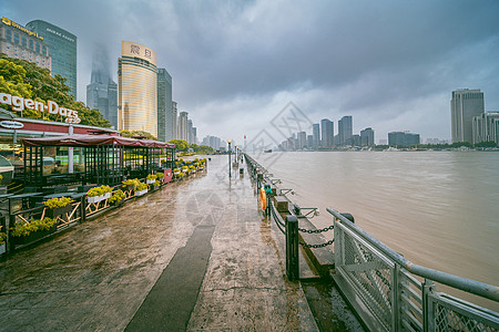 上海黄浦江东岸陆家嘴图片